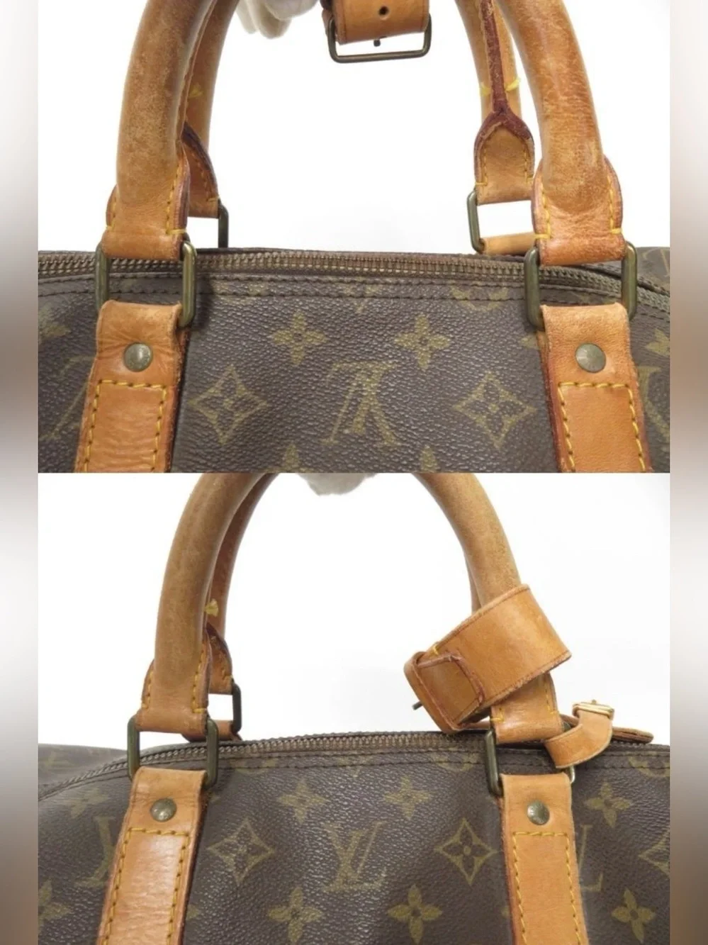 Louis Vuitton Monogram Duffle Boston Bag Keepall 55